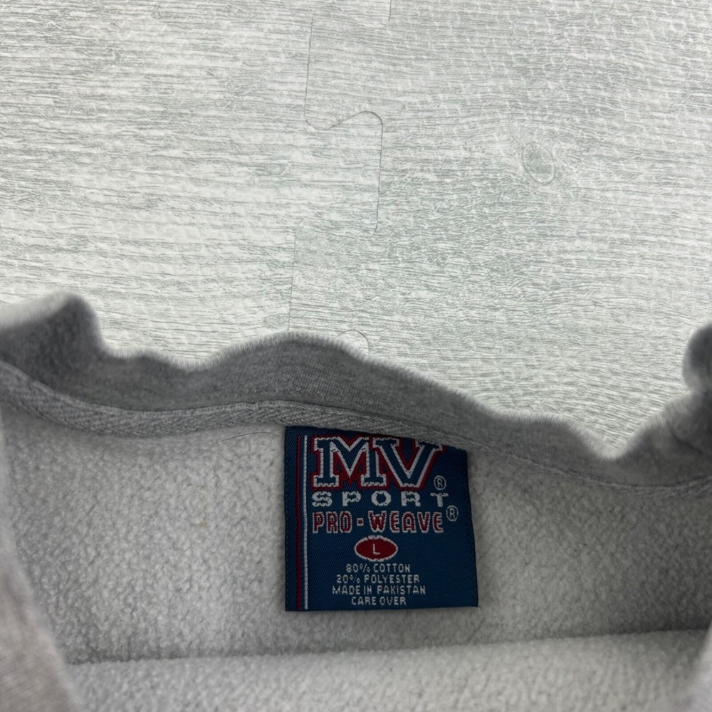 Vintage 90s Oklahoma Sweatshirt Size Large Gray Reverse Weave Crewneck College - Picture 3 of 8